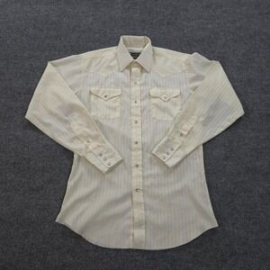 Panhandle Slim Cream Casual Button Down Shirt